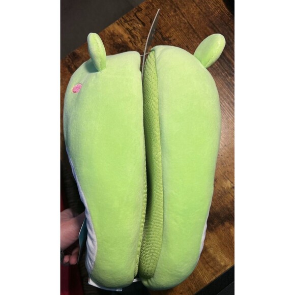 Original Squishmallows Wendy the Frog Plush Slippers Size 6/7 - Picture 2 of 2